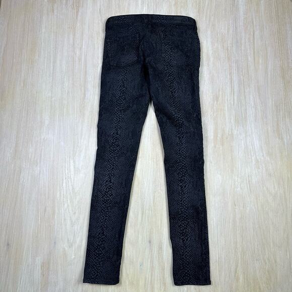AG Adriano Goldschmied The Legging Super Skinny Fit Snake Skin Print Jeans 27 - Picture 6 of 16